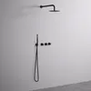 Shower system REA EXIT Black