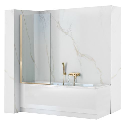 Bath screen Rea Elegant Gold 70